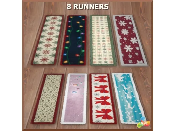 Mix Chagla Winterfest Set Hearthside Runners - The Sims 4 Custom Content