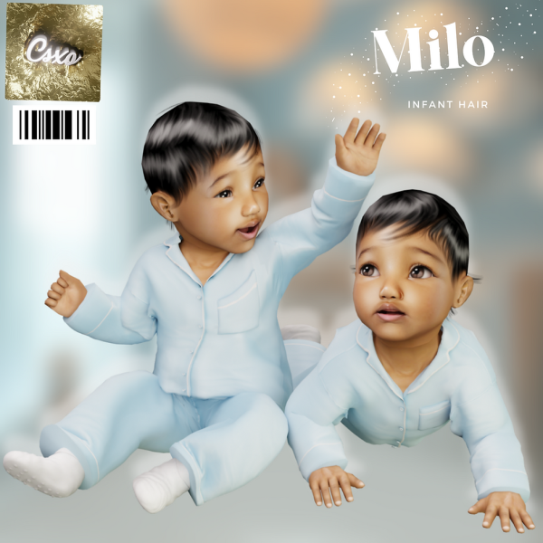 Alpha Milo Hair by simsfinds - The Sims 4 Custom Content