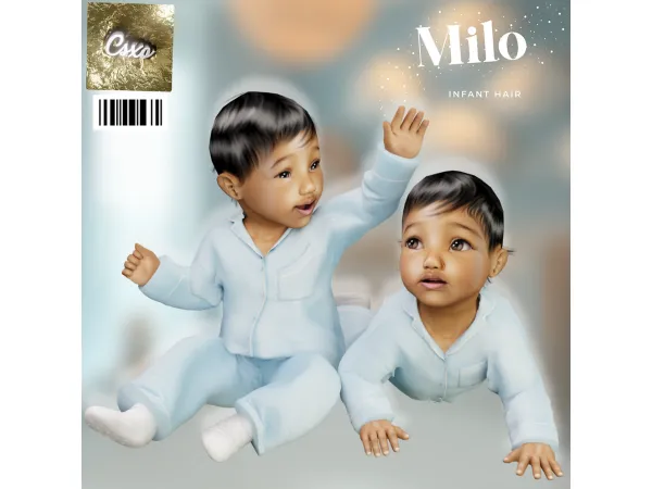 Alpha Milo Hair by cecesimsxo - The Sims 4 Custom Content