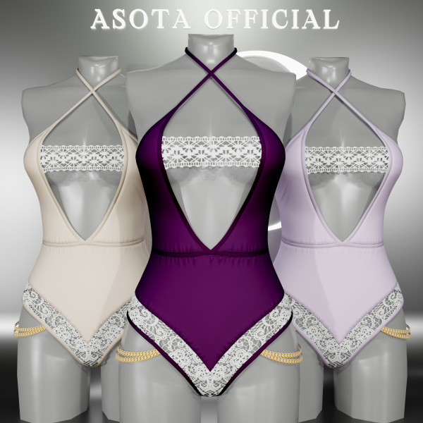 Alpha [ASOTA OFFICIAL] Naraa Lingerie by asotaofficial - The Sims 4 Custom Content