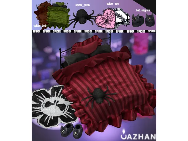 Mix [SPIDER] objects by cazhancc - The Sims 4 Custom Content