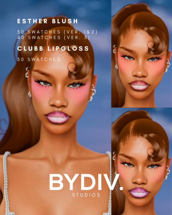 Alpha ESTHER BLUSHES CLUBB LIPGLOSS by simsfinds - The Sims 4 Custom Content