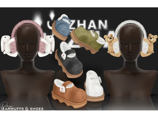 Alpha [PAW Earmuffs Shoes] by cazhancc - The Sims 4 Custom Content