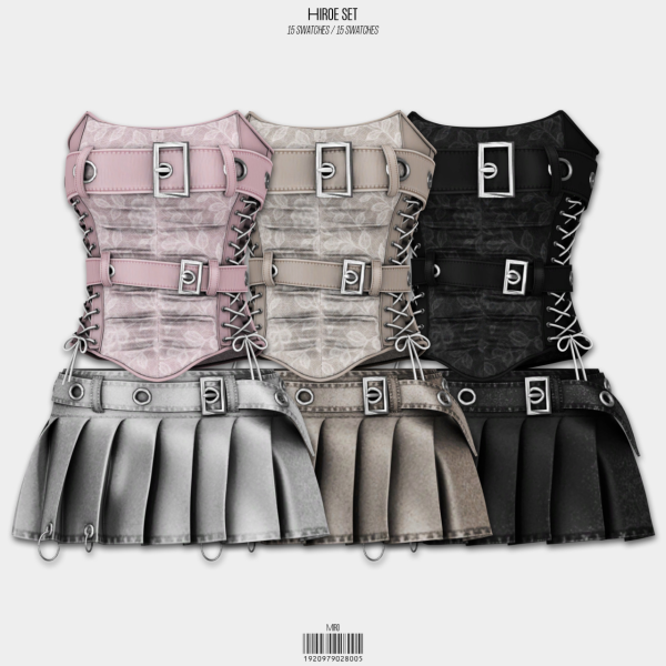Alpha Hiroe Set by simsfinds - The Sims 4 Custom Content