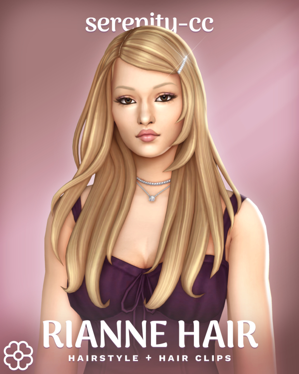 Maxis Match Rianne Hair by simsfinds - The Sims 4 Custom Content