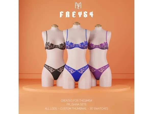 Alpha FR_Giana Sets - The Sims 4 Custom Content