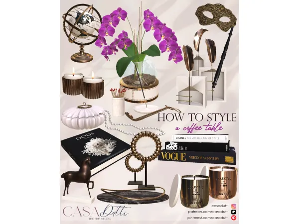Alpha How to Style a Coffee Table - The Sims 4 Custom Content