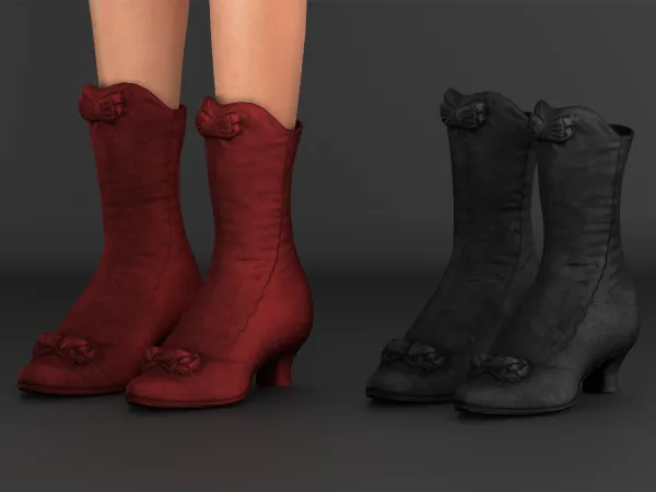 Alpha Victorian Boots - The Sims 4 Custom Content