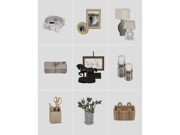 Alpha RECS entryway table clutter by alliesimsss - The Sims 4 Custom Content