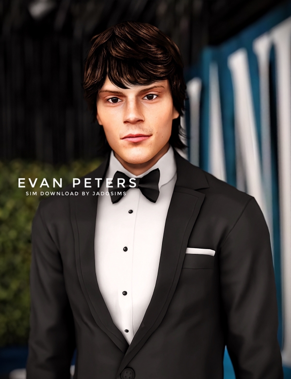Alpha Evan Peters (Sim Download) by shopwithflynnn - The Sims 4 Custom Content