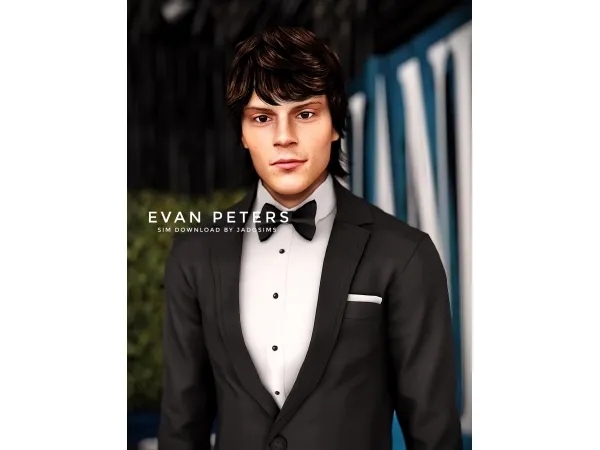 Alpha Evan Peters (Sim Download) - The Sims 4 Custom Content
