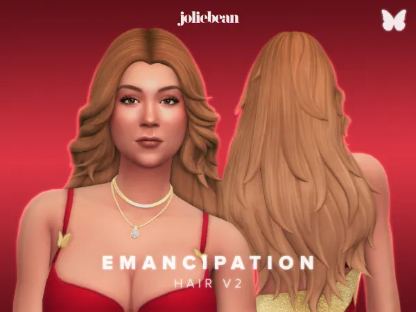 Sims 4 Emancipation Hair by Joliebean