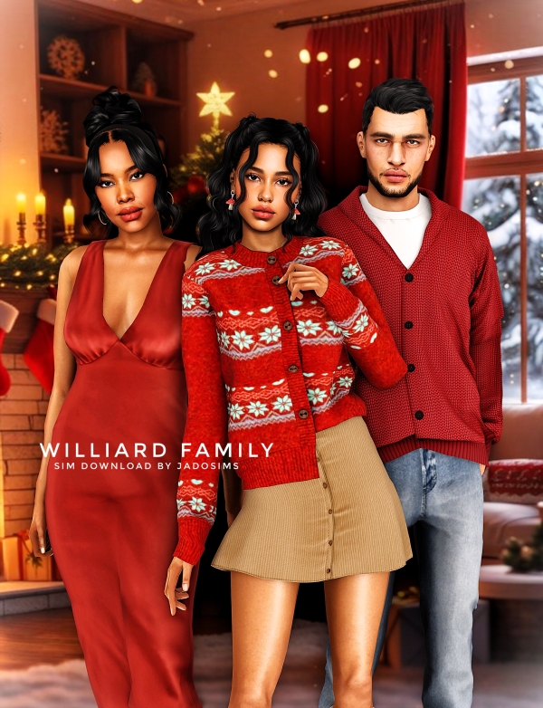 Alpha Williard Family (Sim Download) by shopwithflynnn - The Sims 4 Custom Content