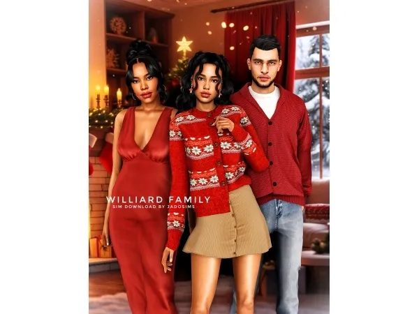 Alpha Williard Family (Sim Download) - The Sims 4 Custom Content