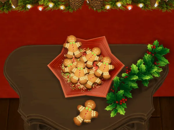 Alpha ModCo Advent Calendar Gingerbread Men - The Sims 4 Custom Content