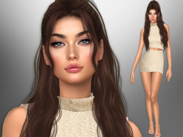 Sims 4 Demi Carson by divaka45