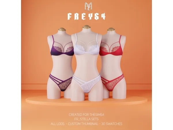 Alpha FR_Stella Sets - The Sims 4 Custom Content