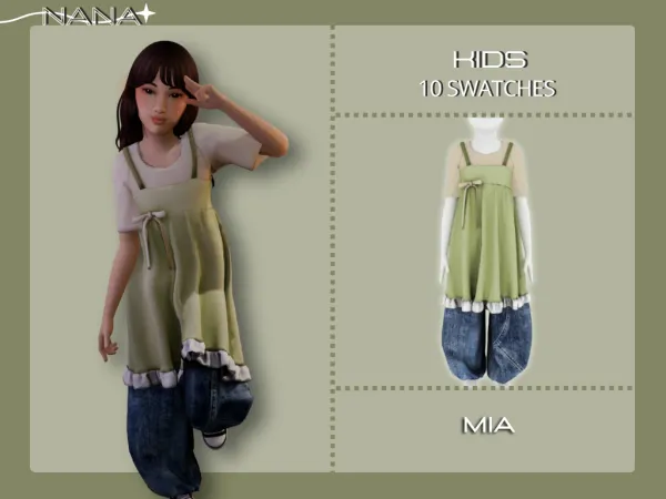 7NANA - (Mia) Jeans w. Dress