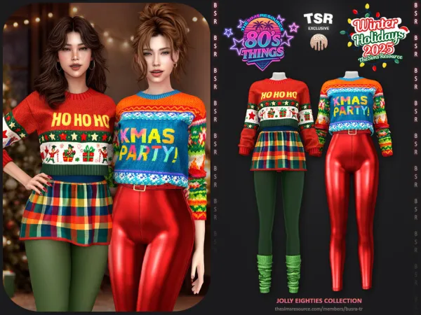 Alpha SET Jolly Eighties Collection BD1647 - The Sims 4 Custom Content