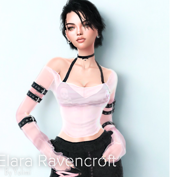 Alpha Elara Ravencroft Gothic Muse of Shadows by yolimi - The Sims 4 Custom Content