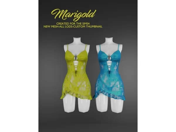Alpha MARIGOLD TS4_LINGERIE MARIAGE - The Sims 4 Custom Content