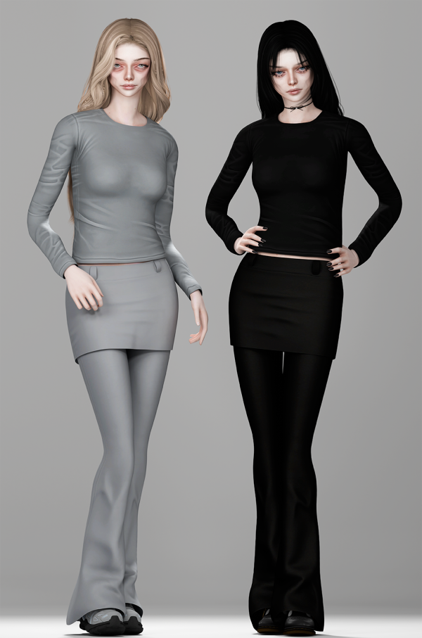 Alpha crach outfit by whimp - The Sims 4 Custom Content