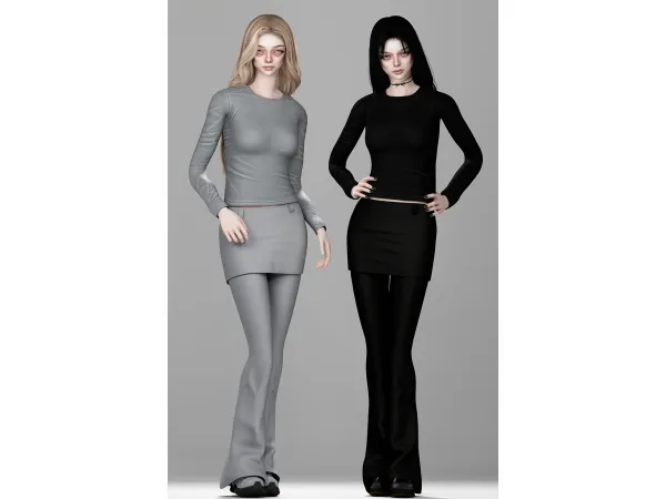 Alpha crach outfit - The Sims 4 Custom Content