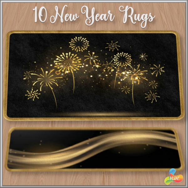 Mix New Year Collection Elegant Hallway Rugs Runners by mde - The Sims 4 Custom Content