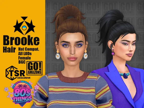 Brooke Hair (80's Things) by GoAmazons