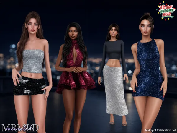 Midnight Celebration Set by Mermalade