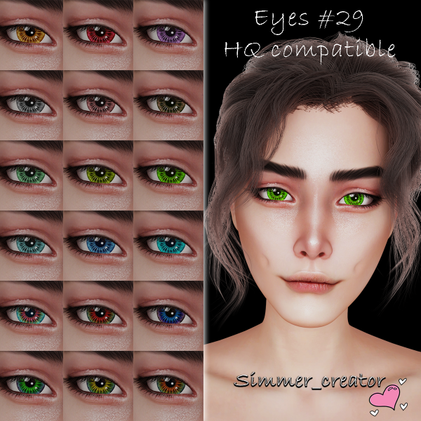 Alpha (SC) Eyes 29 by simmer_creator - The Sims 4 Custom Content