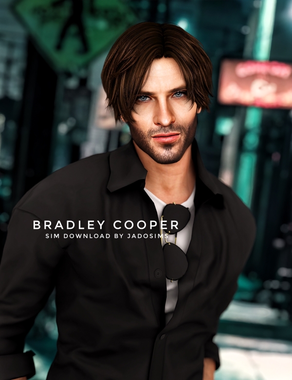 Alpha Bradley Cooper (Sim Download) by shopwithflynnn - The Sims 4 Custom Content