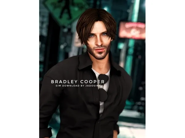 Alpha Bradley Cooper (Sim Download) - The Sims 4 Custom Content