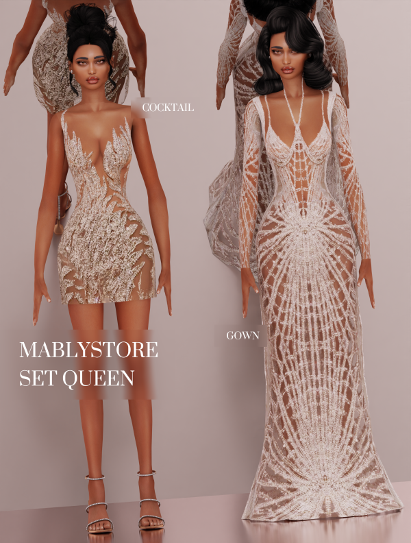 Alpha QUEEN SET by simsfinds - The Sims 4 Custom Content