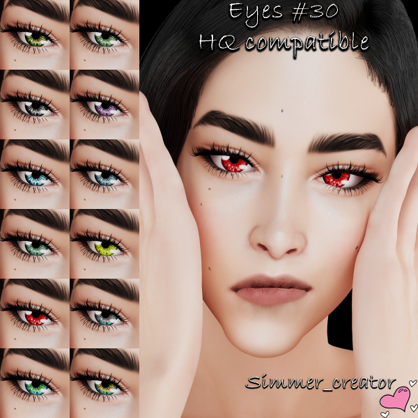 Alpha (SC) Eyes 30 by simmer_creator - The Sims 4 Custom Content