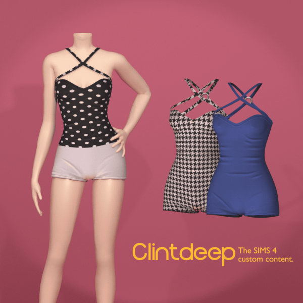 Alpha Clintdeep Zora Jumpsuit by clintdeep - The Sims 4 Custom Content