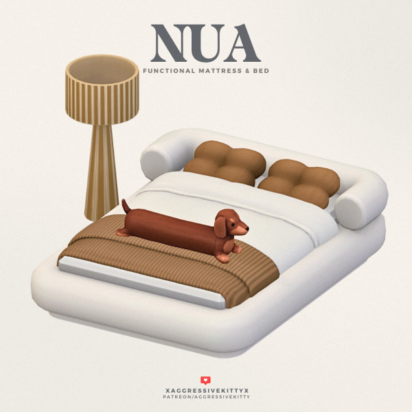 Maxis Match NUA BEDROOM by simsfinds - The Sims 4 Custom Content