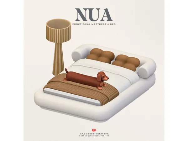 Maxis Match NUA BEDROOM by aggressivekitty - The Sims 4 Custom Content