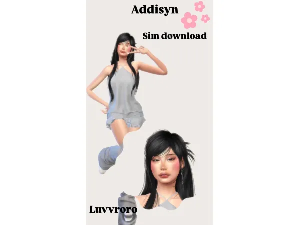 Sims 4 ADDISYN by RobotTiddies