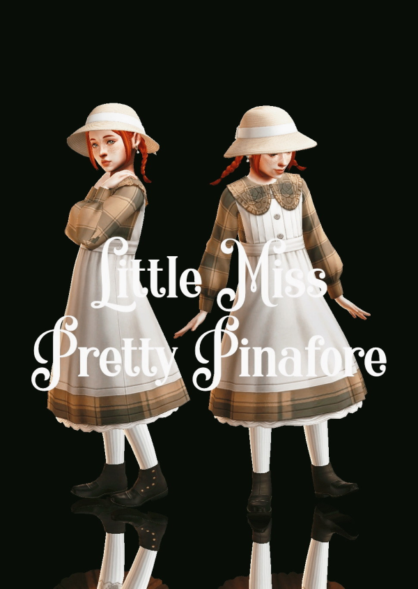 Maxis Match Little Miss Pretty Pinafore by simsfinds - The Sims 4 Custom Content