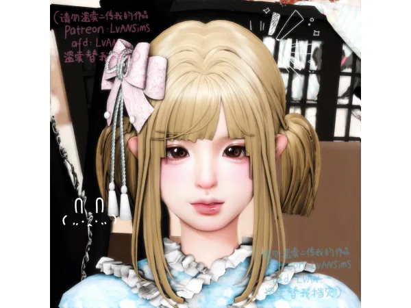 Sims 4 [LVAN]hair H003 by LVANsims