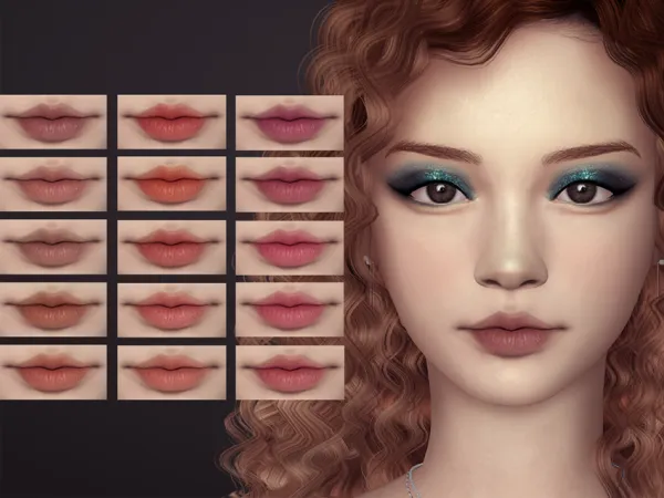 Sims 4 Night Spark Lipstick