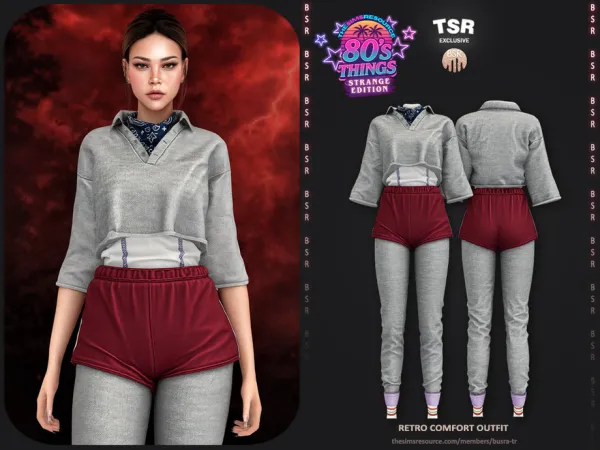 Sims 4 Retro Comfort Outfit BD1645