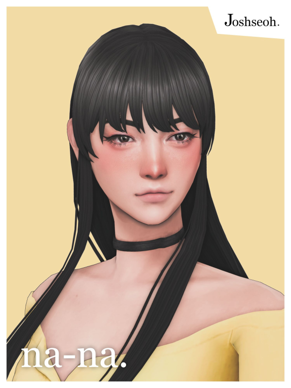 Maxis Match Na Na Hair by simsfinds - The Sims 4 Custom Content