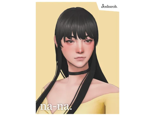 Sims 4 Na-Na Hair by jo_se_oh