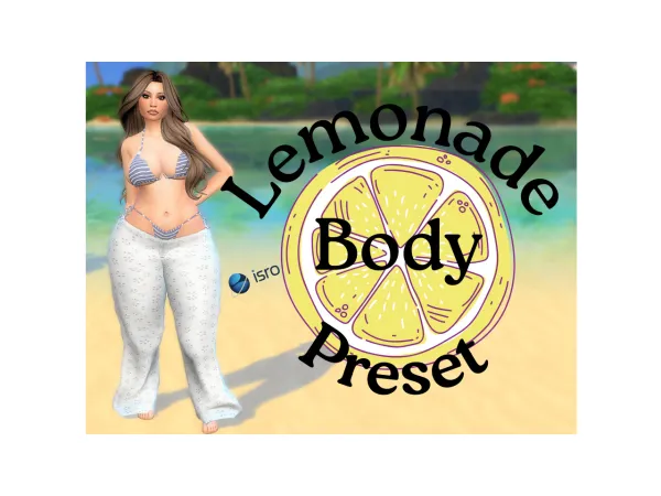 Mix Lemonade Body Preset by IsRo8 - The Sims 4 Custom Content