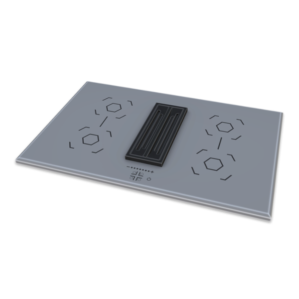 Maxis Match Comiko Modern Kitchen Induction Hob by comiko - The Sims 4 Custom Content