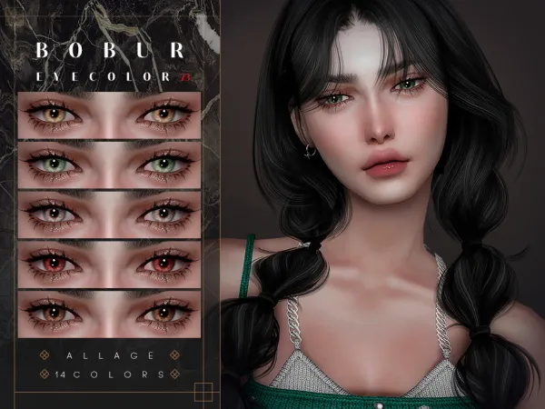 Alpha Doll eyecolors - The Sims 4 Custom Content