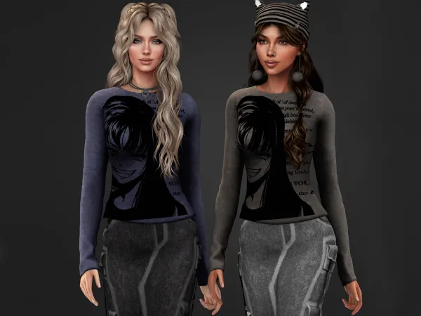 Sims 4 The Beat Female 1 - Top