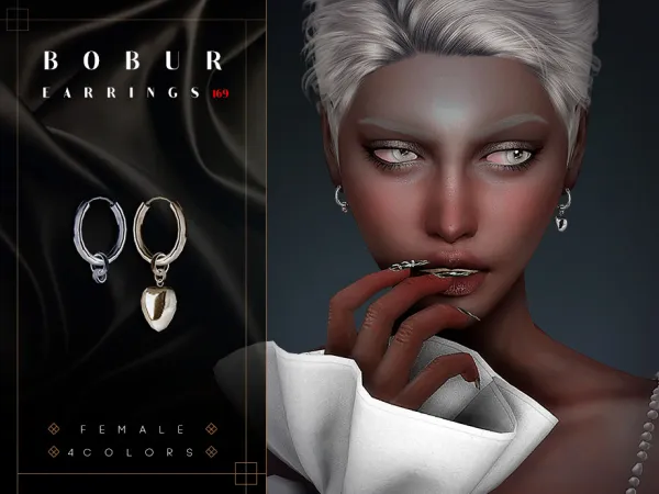 Sims 4 Earrings with pendant